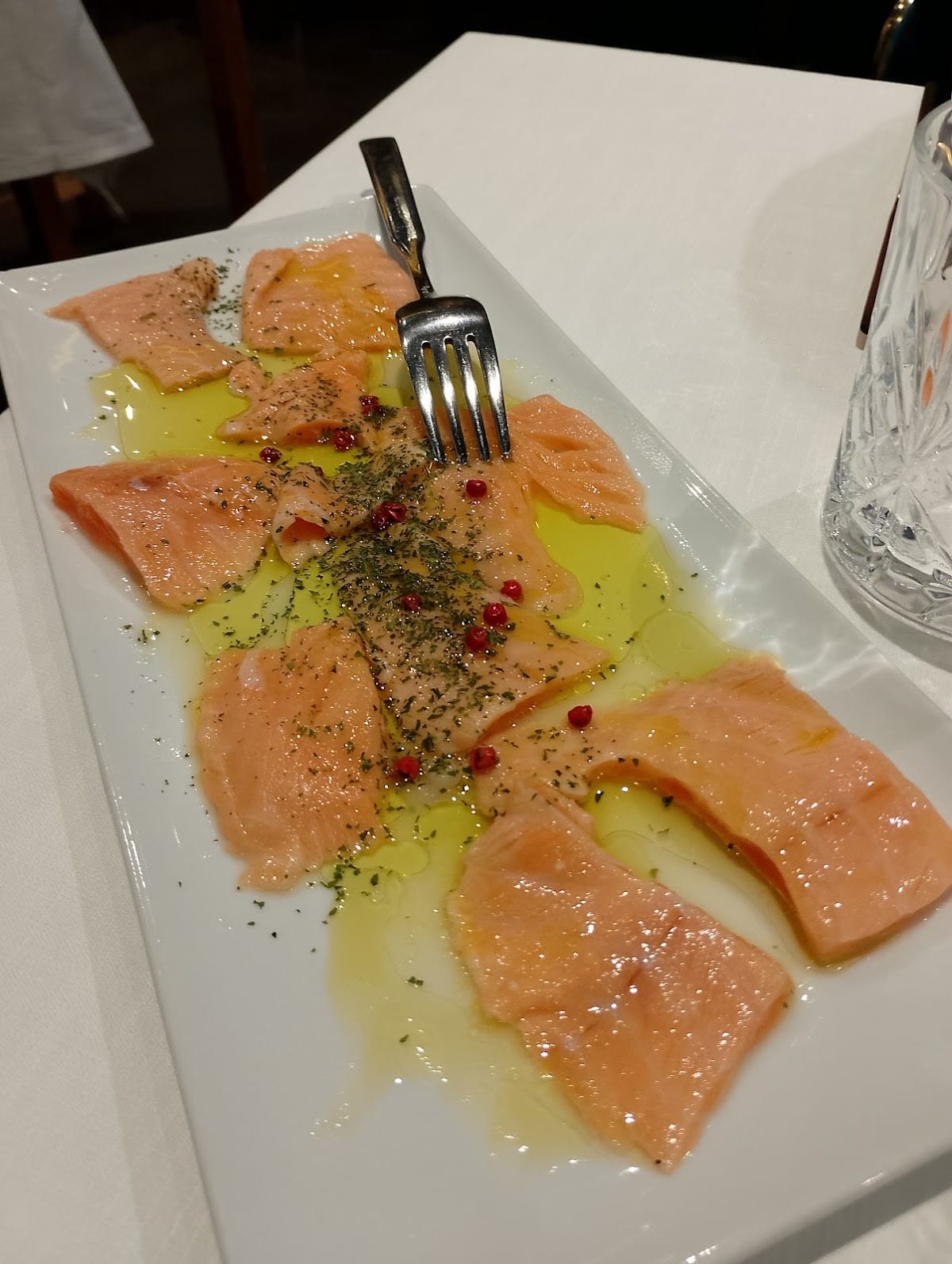 Salmone marinato