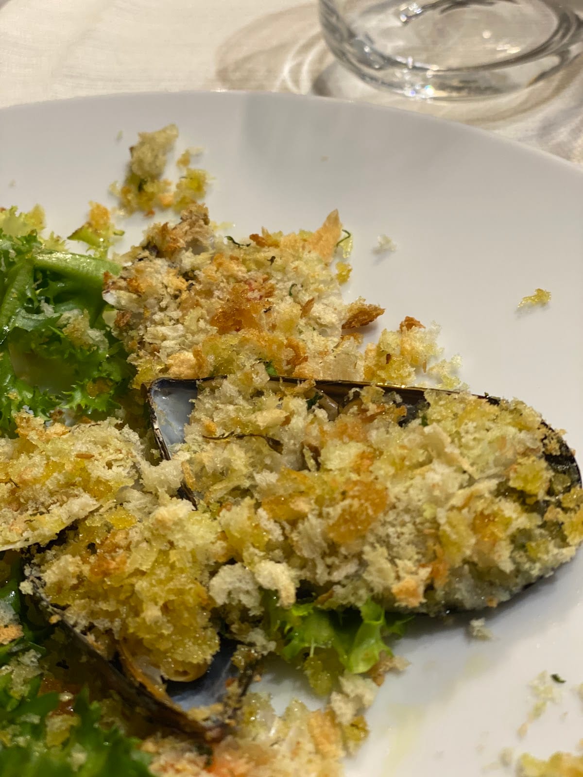 Cozze gratinate